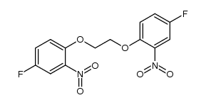 1,2-bis(4-fluoro-2-nitrophenoxy)ethane Structure