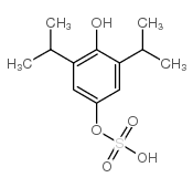 propofol-4-hydroxy-4-hydrogensulfate结构式