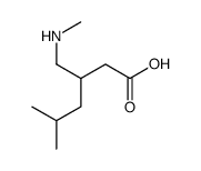 (3S)-3-(N-Methylaminomethyl)-5-methylhexanoic Acid结构式