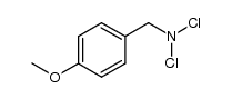 4-methoxy-N,N-dichlorobenzylamine结构式