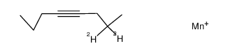 oct-4-yne-2,2-d2, manganese(I) salt结构式