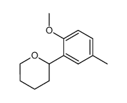methyl 4-methyl-2-(tetrahydro-2H-pyran-2-yl)phenyl ether Structure