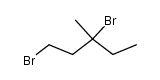 1,3-dibromo-3-methyl-pentane Structure