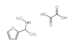 (1-Furan-2-yl-ethyl)-methyl-amine oxalate结构式