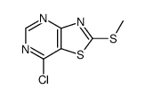 7-Chloro-2-(Methylsulfanyl)-[1,3]thiazolo[4,5-d]pyrimidine结构式