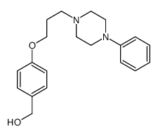 [4-[3-(4-phenylpiperazin-1-yl)propoxy]phenyl]methanol结构式