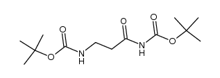 di-tert-butyl propionyldicarbamate Structure
