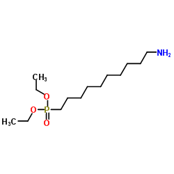 Diethyl (10-aminodecyl)phosphonate结构式