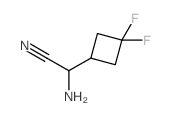 2-AMINO-2-(3,3-DIFLUOROCYCLOBUTYL)ACETONITRILE Structure