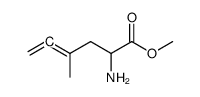4,5-Hexadienoic acid,2-amino-4-methyl-,methyl ester结构式