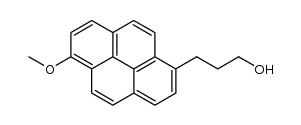 3-(1-methoxypyren-6-yl)propanol结构式