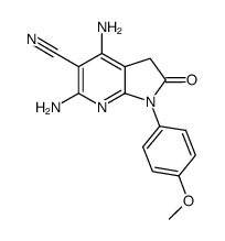 4,6-DIAMINO-1-(4-METHOXY-PHENYL)-2-OXO-2,3-DIHYDRO-1H-PYRROLO[2,3-B]PYRIDINE-5-CARBONITRILE picture