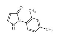 2-(2,4-Dimethylphenyl)-1,2-dihydropyrazol-3-one Structure