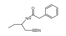 3-aminopentanenitril-phenylacetamide结构式