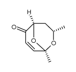 (1R,3S,5R)-1,3-dimethyl-2,9-dioxabicyclo[3.3.1]non-7-en-6-one结构式