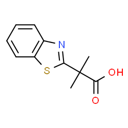 2-Benzothiazoleaceticacid,alpha,alpha-dimethyl-(9CI)结构式