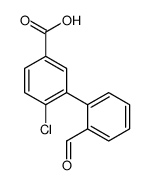 4-chloro-3-(2-formylphenyl)benzoic acid结构式