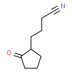 Cyclopentanebutanenitrile, 2-oxo- (9CI) Structure