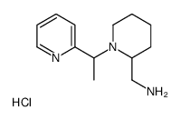 C-[1-(1-Pyridin-2-yl-ethyl)-piperidin-2-yl]-Methylamine hydrochloride结构式