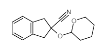 1H-Indene-2-carbonitrile,2,3-dihydro-2-[(tetrahydro-2H-pyran-2-yl)oxy]- Structure