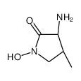 2-Pyrrolidinone,3-amino-1-hydroxy-4-methyl-,(3R,4R)-(9CI) structure