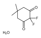 2,2-Difluoro-5,5-dimethyl-1,3-cyclohexanedione hydrate (1:1)结构式