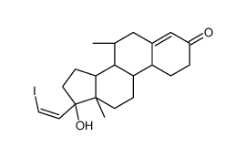 7-methyl-17-(2'-iodovinyl)-19-nortestosterone结构式