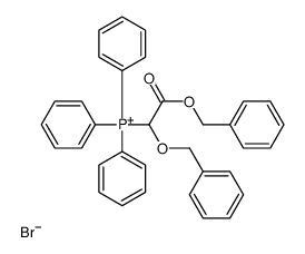 [2-oxo-1,2-bis(phenylmethoxy)ethyl]-triphenylphosphanium,bromide Structure