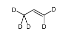 propene-1,1,3,3,3-d5结构式