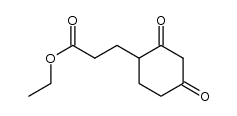 ethyl 3-(2,4-dioxocyclohexyl)propanoate Structure