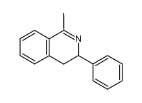 1-methyl-3-phenyl-3,4-dihydroisoquinoline Structure
