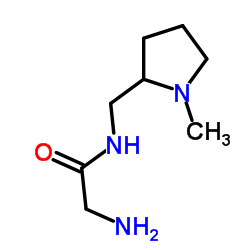 N-[(1-Methyl-2-pyrrolidinyl)methyl]glycinamide Structure