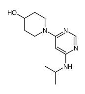 1-(6-Isopropylamino-pyrimidin-4-yl)-piperidin-4-ol Structure