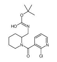 [1-(2-Chloro-pyridine-3-carbonyl)-piperidin-2-ylmethyl]-carbamic acid tert-butyl ester图片