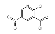 2-chloro-5-nitronicotinoyl chloride Structure