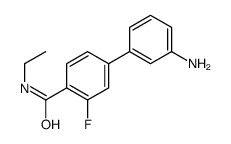 4-(3-aminophenyl)-N-ethyl-2-fluorobenzamide结构式