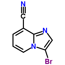 3-Bromoimidazo[1,2-a]pyridine-8-carbonitrile Structure