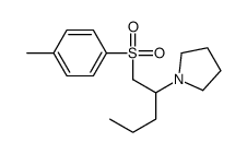 1-[1-(4-methylphenyl)sulfonylpentan-2-yl]pyrrolidine Structure