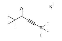 potassium trifluoro(4,4-dimethyl-3-oxopent-1-yn-1-yl)borate Structure