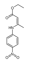 ethyl 3-(4-nitroanilino)but-2-enoate结构式