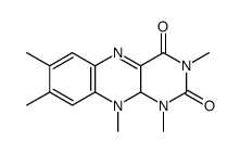 1,3,7,8,10-pentamethyl-10aH-benzo[g]pteridine-2,4-dione Structure