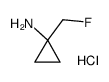 1-(Fluoromethyl)Cyclopropanamine Hydrochloride structure