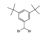 3,5-di-tert-butyl(dibromomethyl)benzene结构式