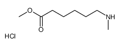 methyl 6-(methylamino)hexanoate,hydrochloride Structure