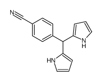 4-[bis(1H-pyrrol-2-yl)methyl]benzonitrile Structure