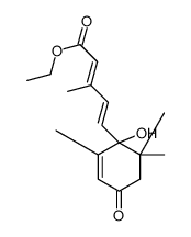 ethyl (2Z,4E)-5-(1-hydroxy-2,6,6-trimethyl-4-oxocyclohex-2-en-1-yl)-3-methylpenta-2,4-dienoate Structure