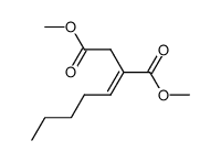 (E)-dimethyl 2-pentylidene-1,4-butanedioate结构式