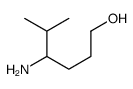 4-amino-5-methylhexan-1-ol结构式