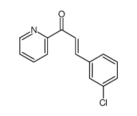 (E)-3-(3-chlorophenyl)-1-pyridin-2-ylprop-2-en-1-one结构式