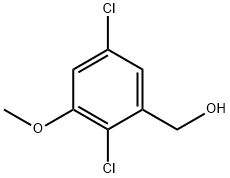 (2,5-Dichloro-3-Methoxyphenyl)Methanol Structure